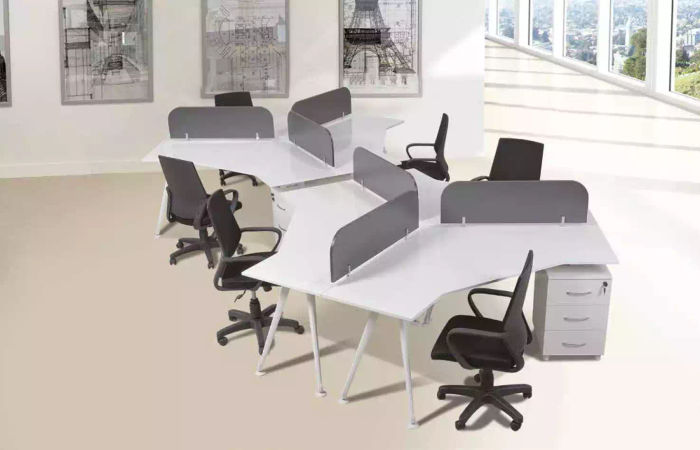 Großer Arbeitszimmer Tisch Büromöbel Büroeinrichtung Arbeitsplatz Holz