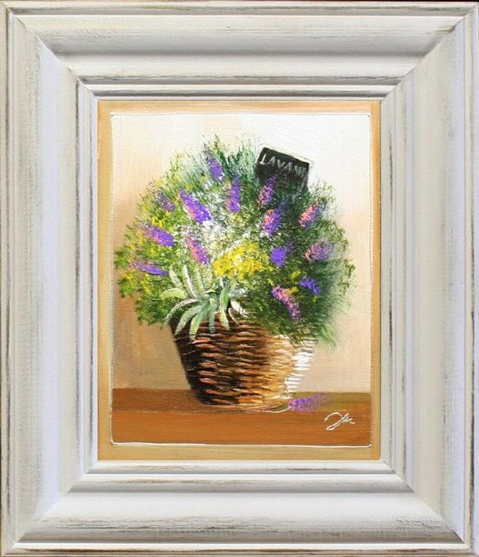 Lavendel Blumen Ölgemälde Bild Bilder Gemälde Ölbilder Ölbild Mit Rahmen G14957