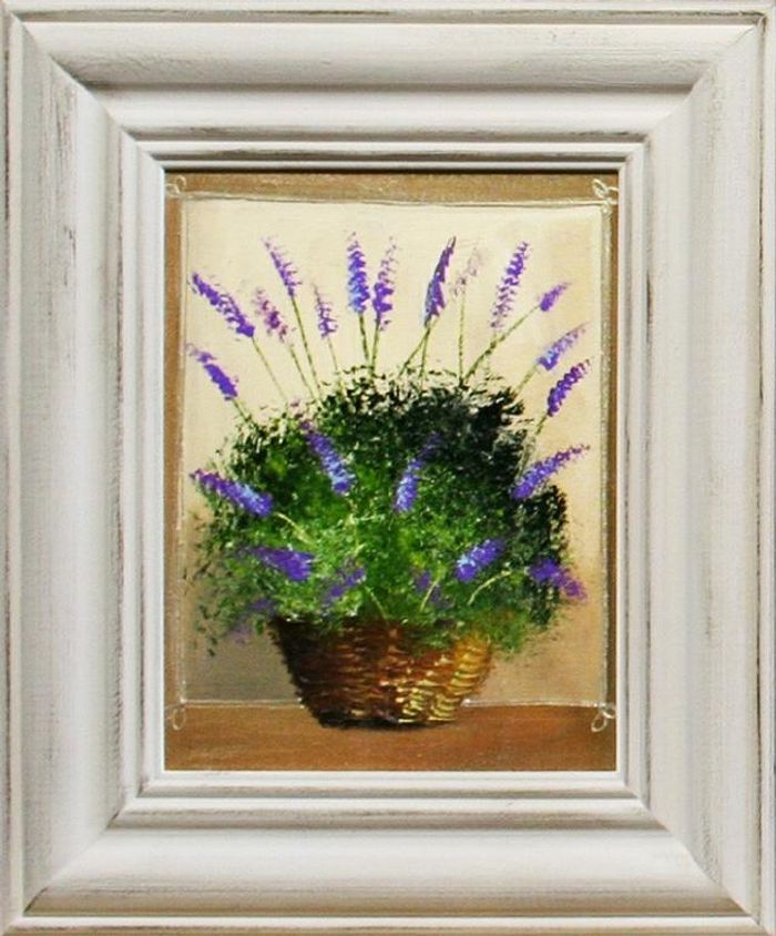 Lavendel Blumen Ölgemälde Bild Bilder Gemälde Ölbilder Ölbild Mit Rahmen G14958