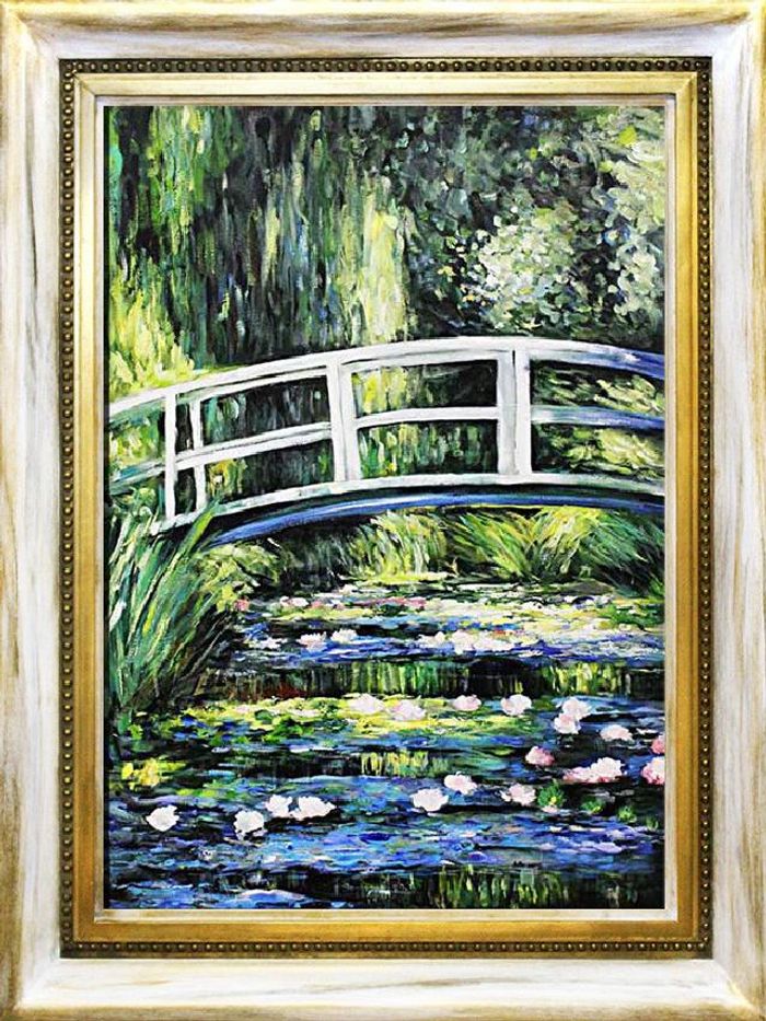 Claude Monet Die japanische Brücke Bilder Gemälde Ölbilder Mit Rahmen G94042