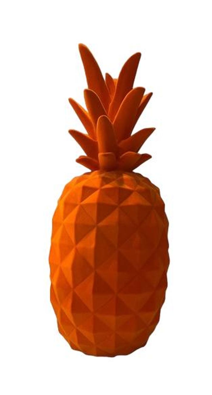 Design Ananas Orange Figur Statue Skulptur Figuren Skulpturen Dekoration Deko