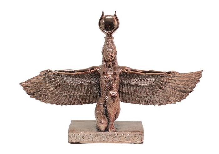 Deko Figur sitzende Isis Statue Skulptur 21 cm Figuren Statuen Skulpturen Neu
