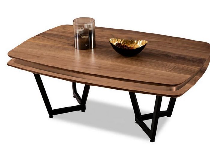 Elegant Couchtisch Robust Sofatisch Braun Tische Wohnzimmergarniture