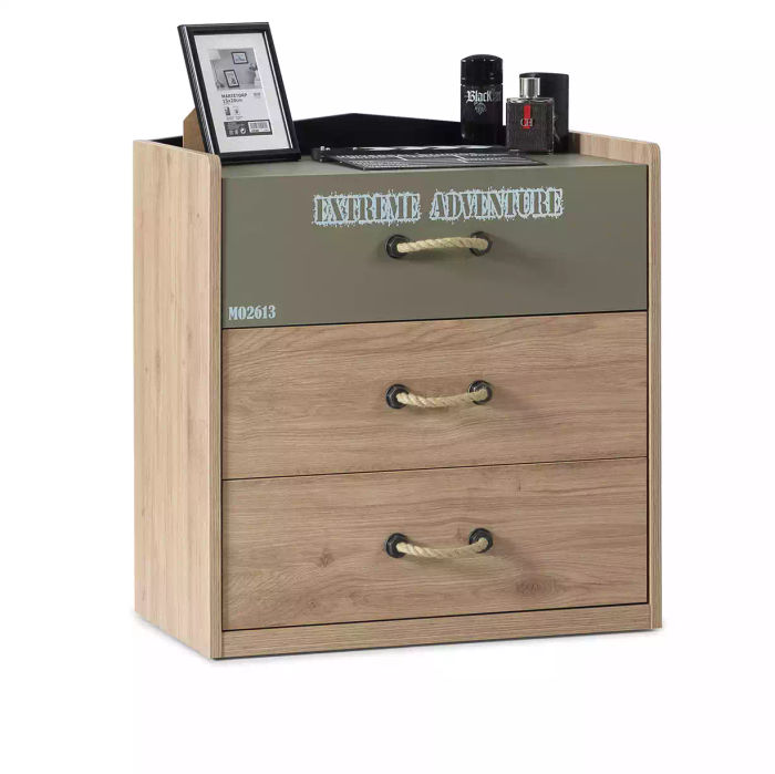 Kommode Schrank Holz Kommoden Kindermöbel Sideboard Design Grün Luxus