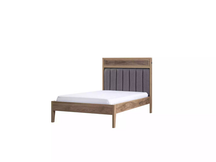 Bettrahmen Kindermöbel Bett Holz Braun Jugendbett 100 cm Klassiche