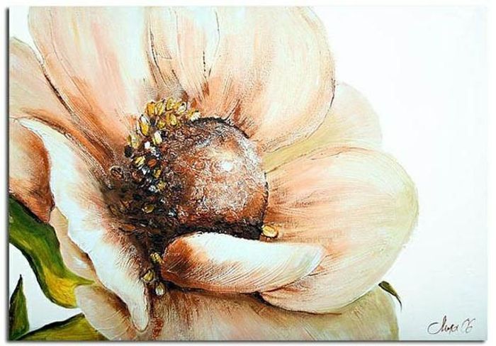 Poppies - Blumen Pflanzen Bild Bilder Gemälde Ölbilder Ölbild Keilrahmen G00744