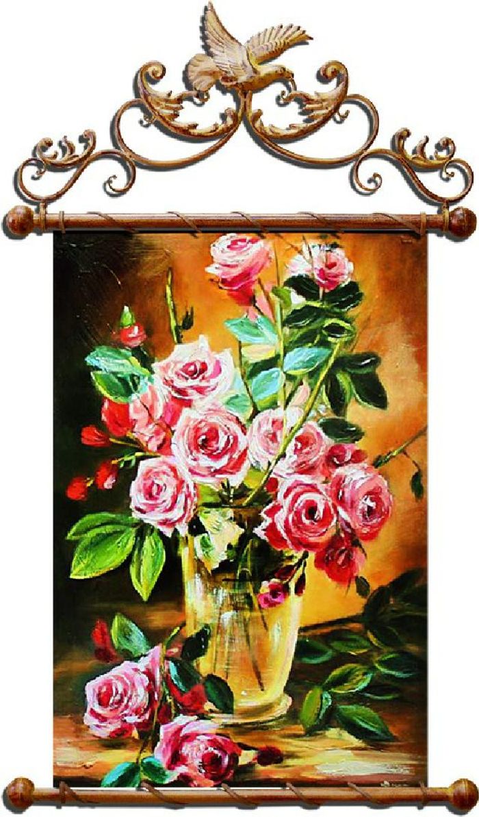 Roses - Blumen Pflanzen Bild Bilder Gemälde Ölbilder Ölbild - G03263