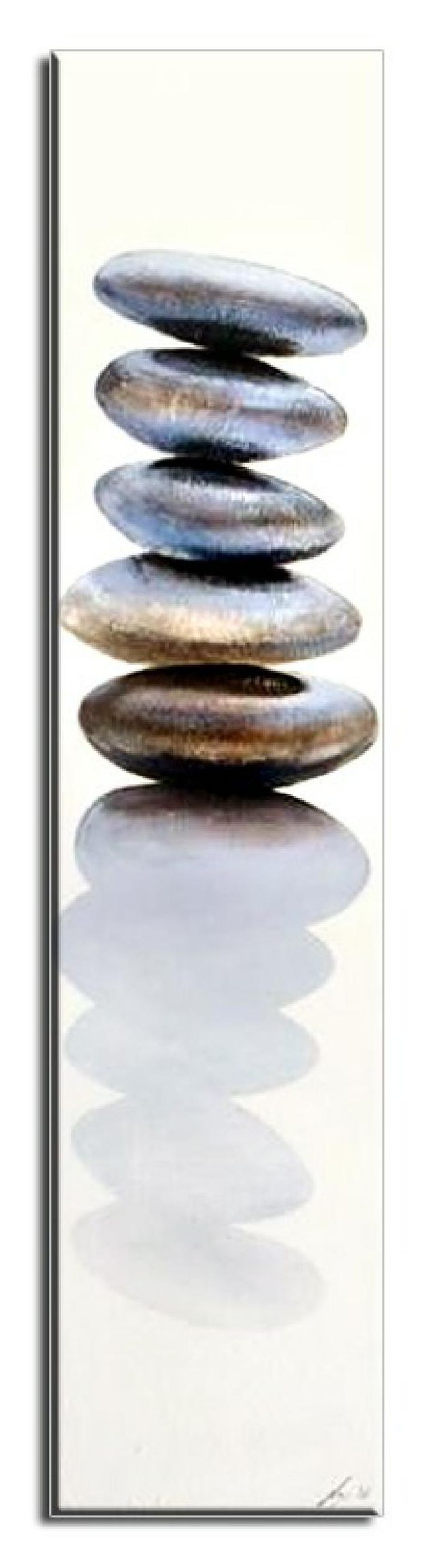 Gemälde Ölbild Bild Ölbilder Rahmen Bilder Handarbeit Japan Feng Shui G01646