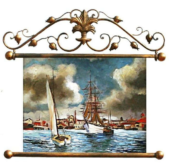 Gemälde Ölbild Bild Ölbilder Bilder Seefahrt Meer Schiffe Ölgemälde 03277