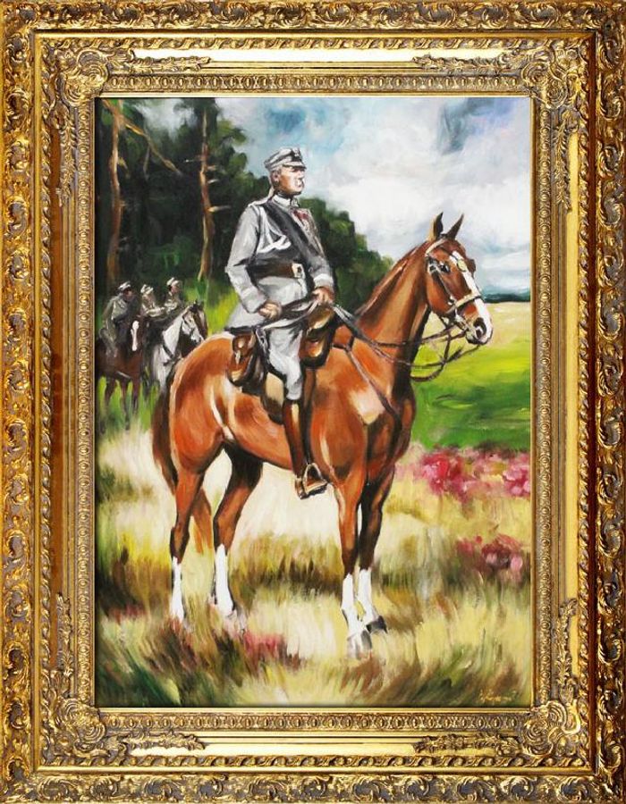 Gemälde Ölbild Ölbilder Rahmen Barock Bilder Krieg Bild Ölgemälde G17439