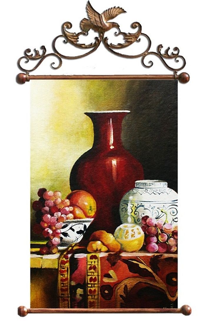 Gemälde "Obst " Handarbeit Ölbild Bild Ölbilder Rahmen Bilder G03159