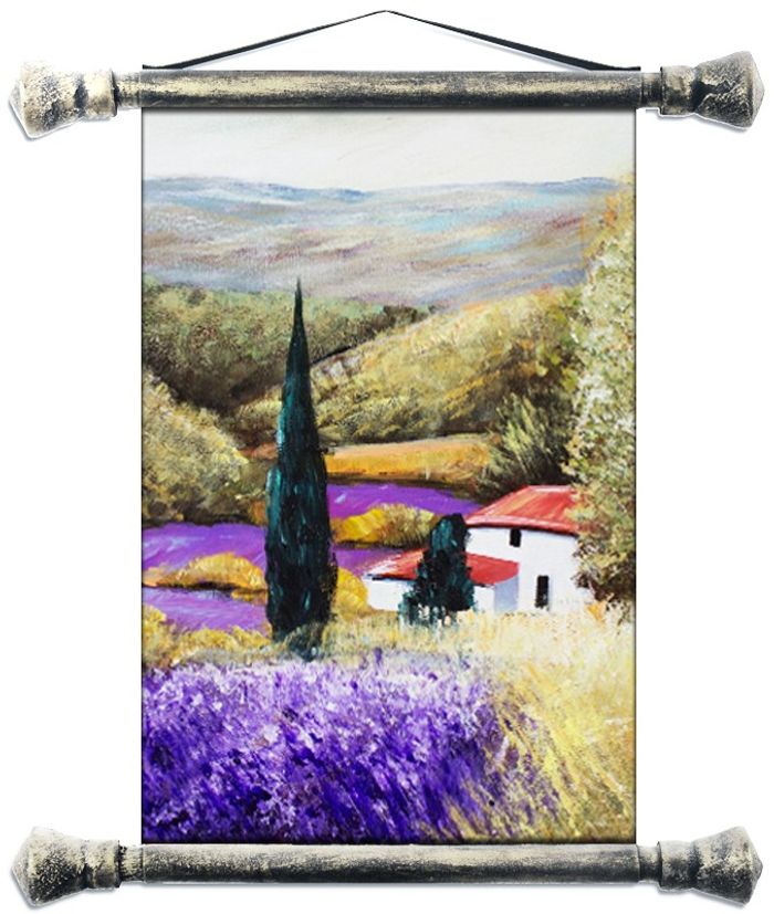 Lavendel Blumen Pflanzen Bild Bilder Gemälde Ölbilder Ölbild Mit Rahmen G16638