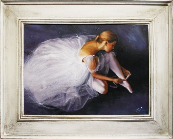 Ballett Russland Bild Theater Echte Handarbeit Rahmen Öl Gemälde Bilder G15438