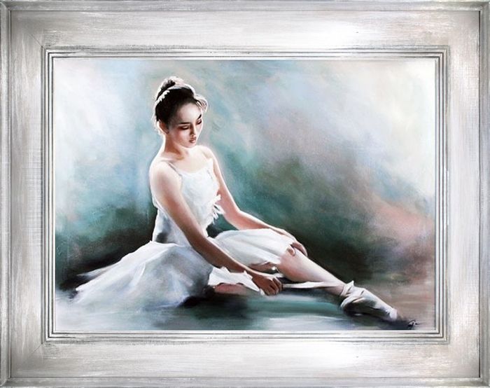 Ballett Russland Bild Theater Echte Handarbeit Rahmen Öl Gemälde Bilder G16987