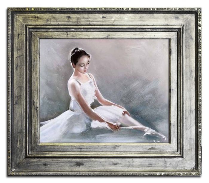 Ballett Russland Bild Theater Echte Handarbeit Rahmen Öl Gemälde Bilder G17511