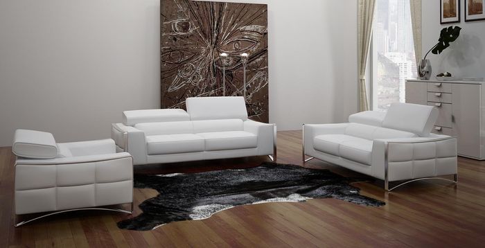 Multifunktions Ledercouch Sitz Polster Wohnzimmer Leder Garnitur Sofa Couch 1504