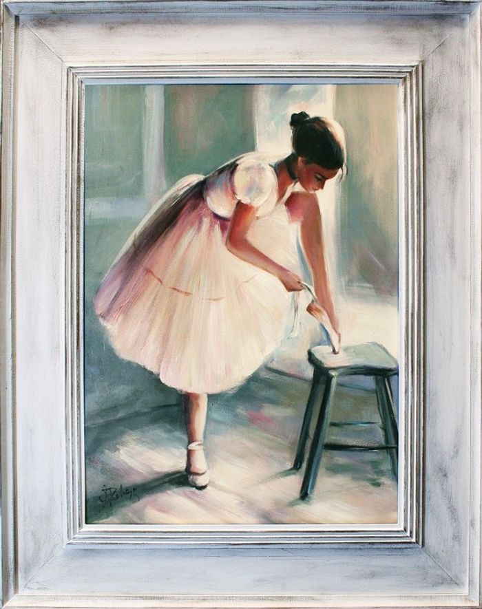 Ballett Russland Bild Theater Echte Handarbeit Rahmen Öl Gemälde Bilder G15151
