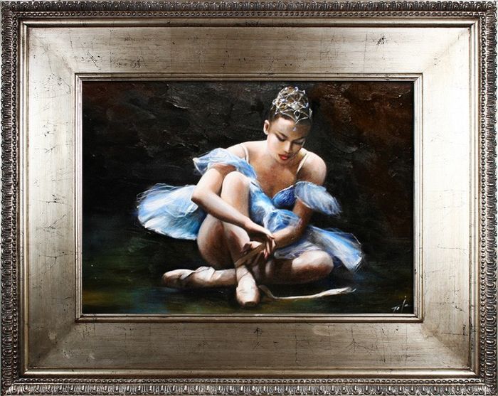 Ballett Russland Bild Theater Echte Handarbeit Rahmen Öl Gemälde Bilder G16542