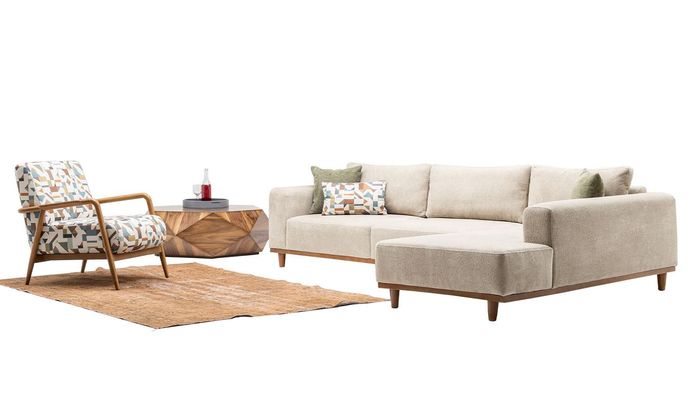 Eckgarnitur Sofa Eckcouch Couch Ecksofa Lounge Wohnraumsofa Polsterlandschaft