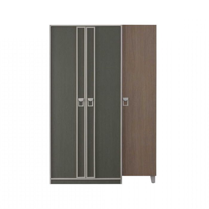 Holzschrank Kleiderschrank Kinderschrank Schrank Holz Grau Design