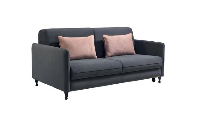 Schlafsofa Stoff Sofa Couch Textil Polster Garnitur Bettfunktion 3 Sitz