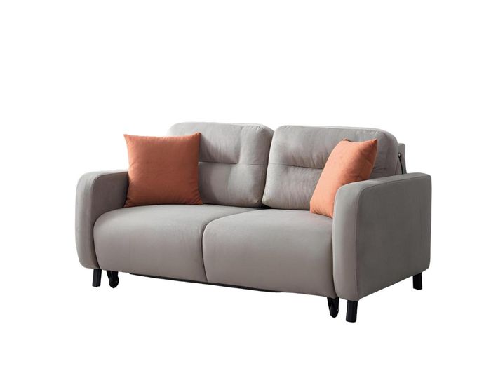 Sofa 2 Sitzer Stoffsofa Couch Schlafsofa Wohnzimmer Design Modern Sitz