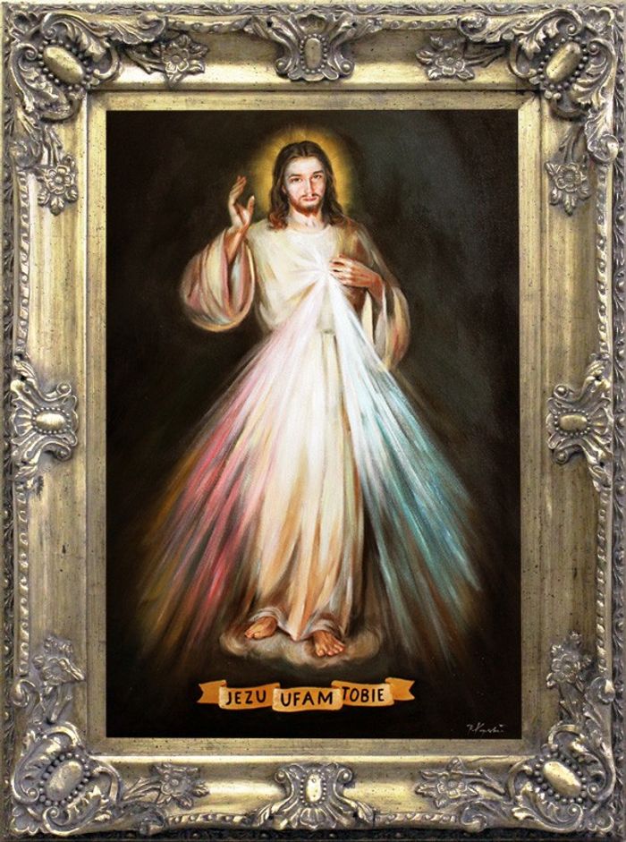 Religion Jesus Christus Handarbeit Ölbild Bild Ölbilder Rahmen Bilder G17433