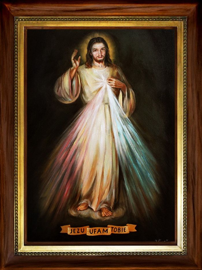 Religion Jesus Christus Handarbeit Ölbild Bild Ölbilder Rahmen Bilder G94046