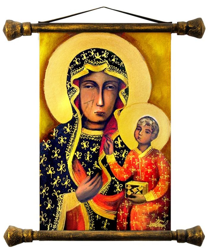 Religion Maria Handarbeit Ölbild Bild Ölbilder Rahmen Bilder G00265
