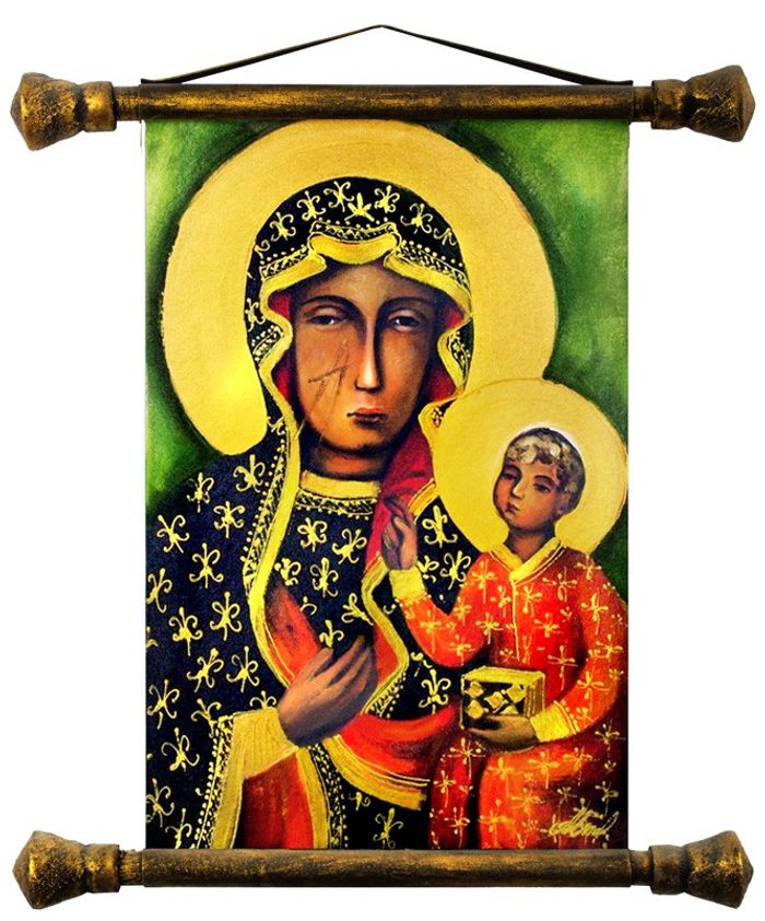 Religion Maria Handarbeit Ölbild Bild Ölbilder Rahmen Bilder G01528