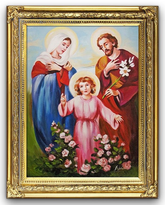 Religion Handarbeit Ölbild Bild Ölbilder Rahmen Bilder G95321