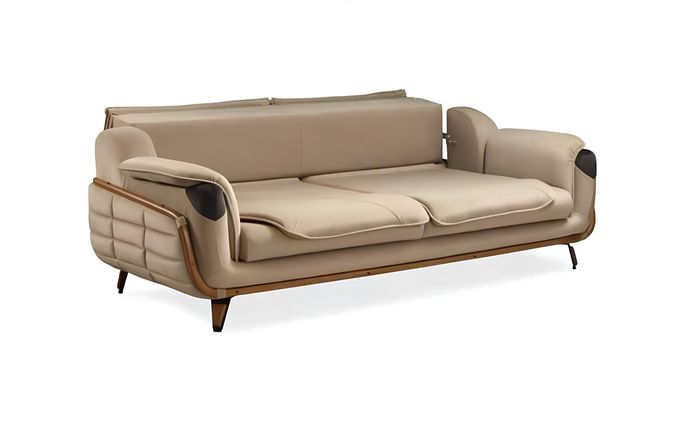 Sofa 3 Sitzer Klassische Couchen Luxus Möbel Sofas Stoff Couch Dreisitzer Neu