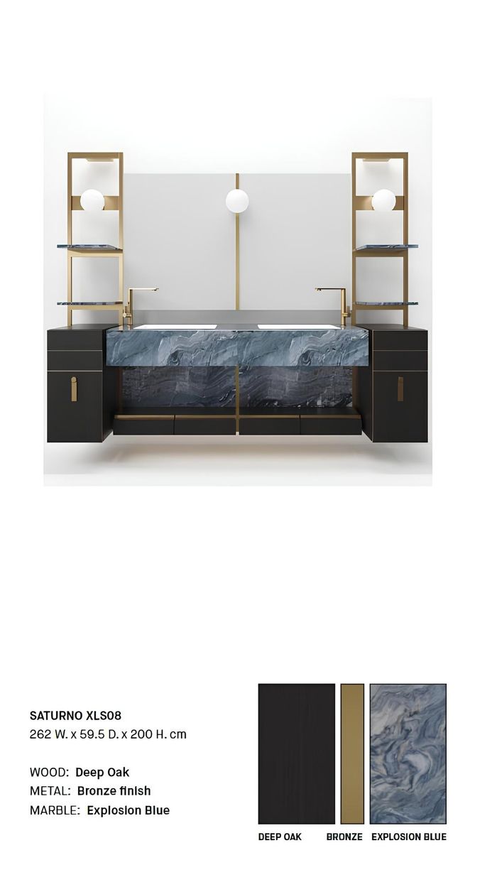 Schwarzes Italienisches Badezimmer Waschbecken Klassisches Kabinett Waschbecken