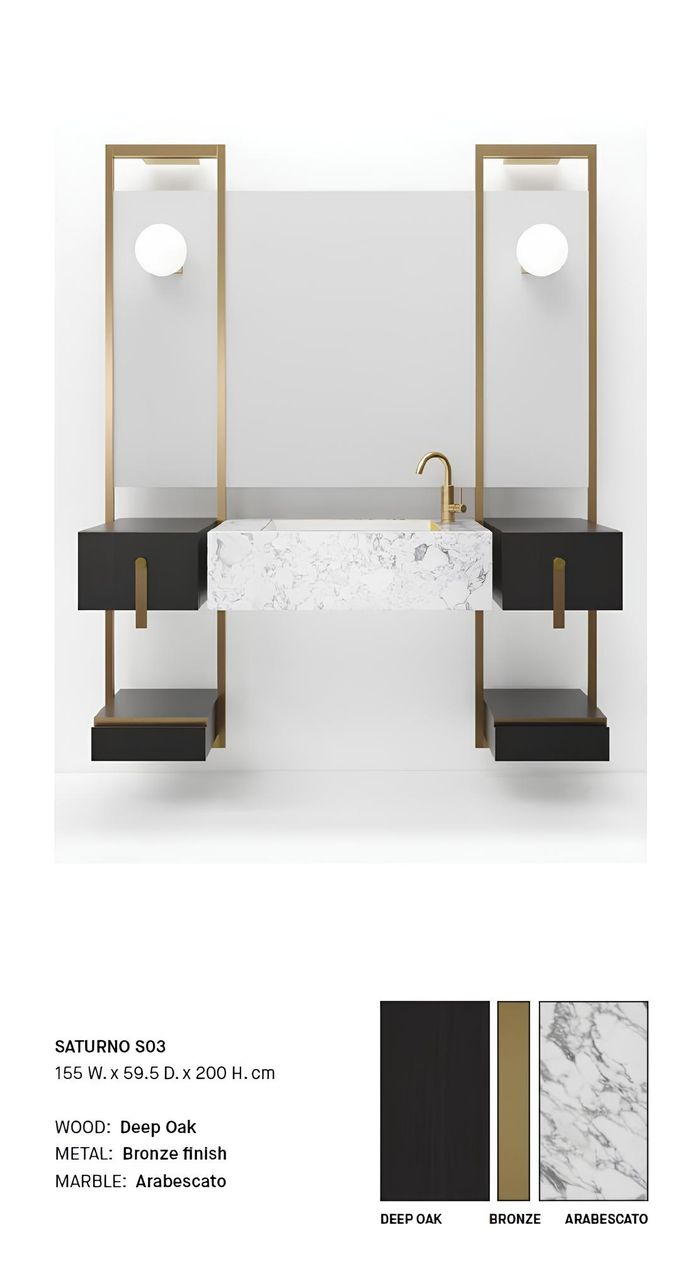 Schwarz Badezimmer Waschbecken Armaturen Badezimmer Möbel Italien Stil Neu