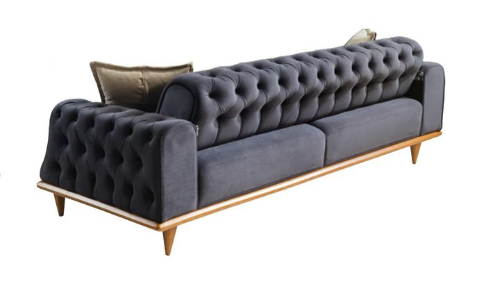 Luxus Sofagarnitur Weiche Couch Textil Stoff Sofa Set 331 Sitzer Möbel Couchen