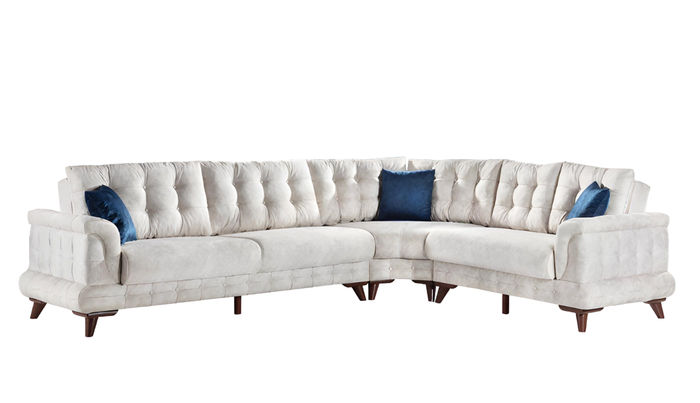 Wohnlandschaft Eckcouch Polsterecke Ecklounge Ecksofa Design Sofa Couch 335x265