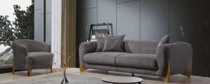 Wohnzimmer Sessel Italienischer Stil Sofagarnitur 3 Sitzer Klassische Neu 2tlg.