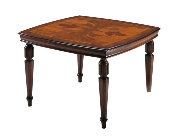 Esszimmer Möbel Klassisch Quadrat Esstisch Tisch Design Tische Luxus Möbel