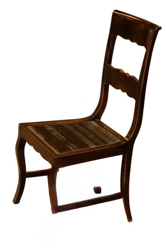 Esszimmer Holz Möbel Stühle Luxus Design Holzstuhl Lehne Sitz Büro Möbel Neu