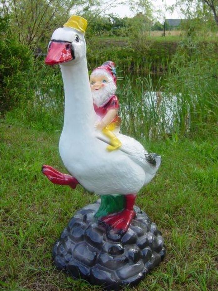 Garten Zwerg Figur Statue Skulptur Figuren Skulpturen Dekoration Deko Zwerge