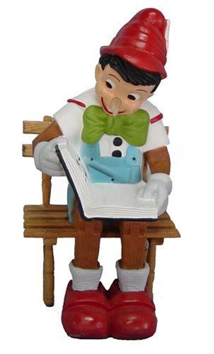 Design Pinocchio Figur Statue Skulptur Figuren Skulpturen Dekoration Deko Neu
