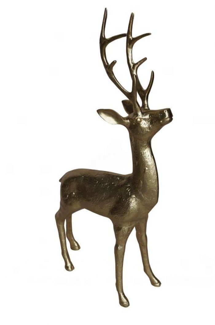 Design Hirsch Figur Statue Skulptur Figuren Skulpturen Dekoration Deko Abstrakt