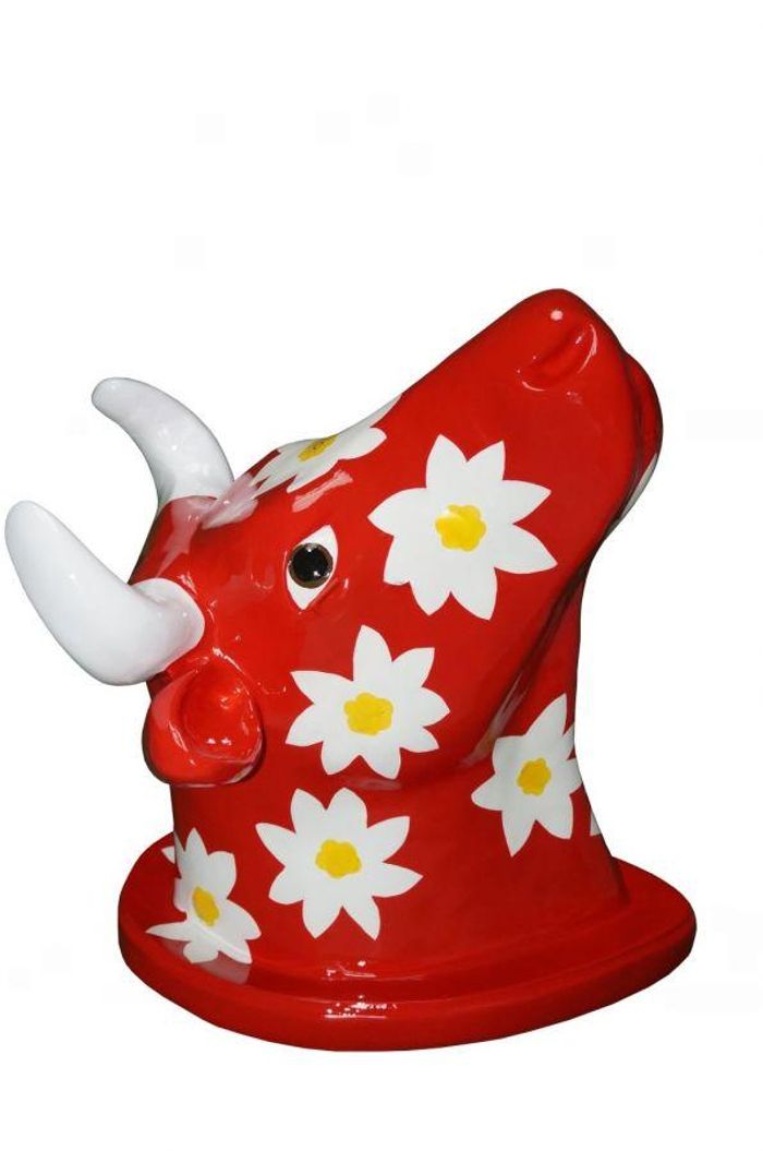 Design Kuh Figur Statue Skulptur Figuren Skulpturen Dekoration Deko Rind Büste