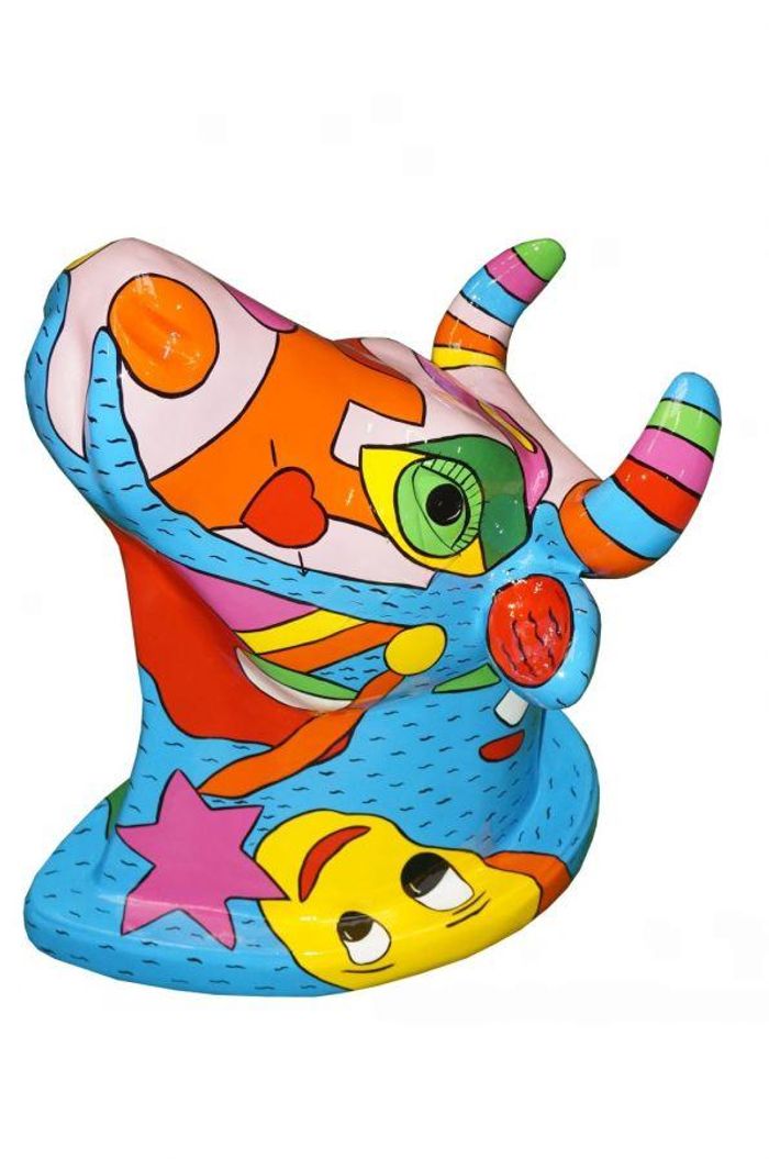 Design Kuh Figur Statue Skulptur Figuren Skulpturen Dekoration Deko Neu Büste