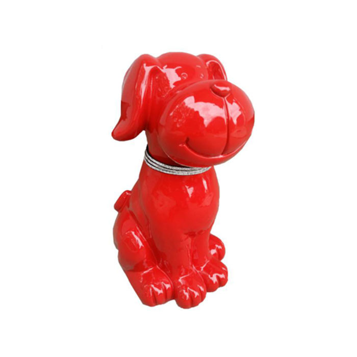 Moderne Skulptur Abstrakte Dekoration Figur Statuen Deko Hund Neu 45 cm Statue