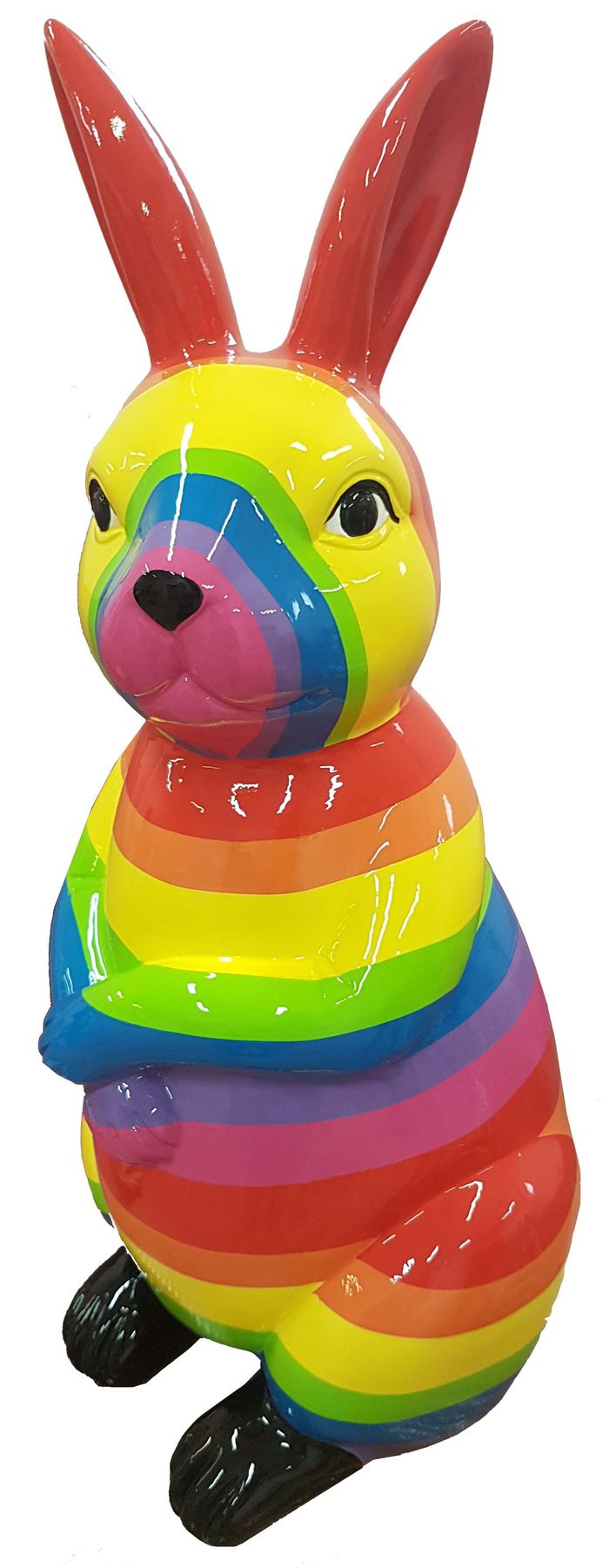 Abstrakte Deko Figur Statue Skulptur 50cm Figuren Statuen Skulpturen A720 Hase