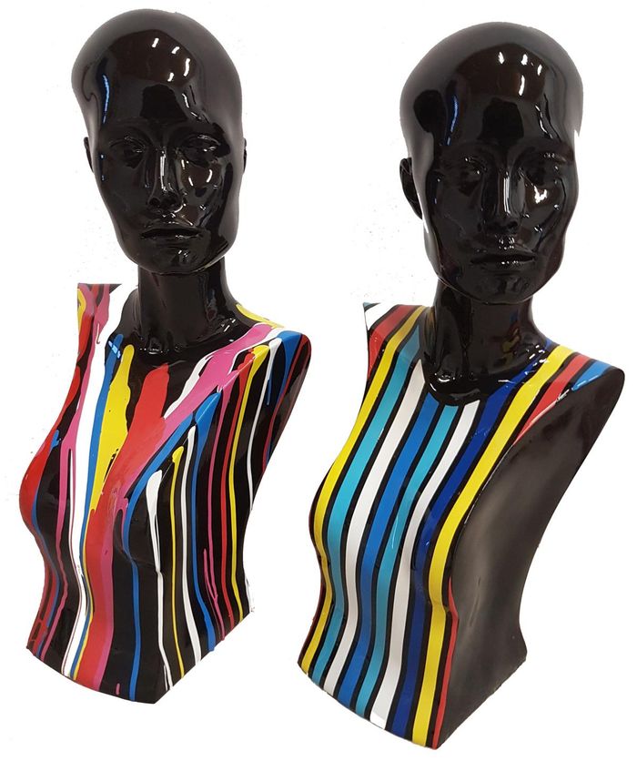 Abstrakte Deko Figur Statue Skulptur 58 cm Figuren Statuen Skulpturen Design