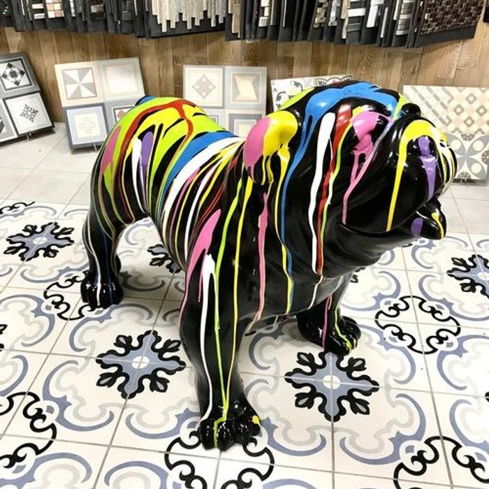 Abstrakte Deko Figur Statue Skulptur 32 cm Figuren Statuen Skulpturen A515D Dog