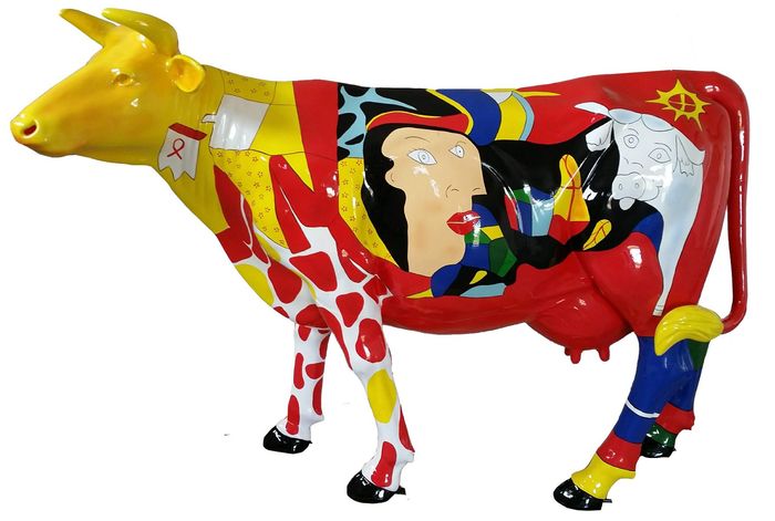 Abstrakte XXL 210 cm Figur Statue Design Skulptur Dekoration Außen Innen Garten