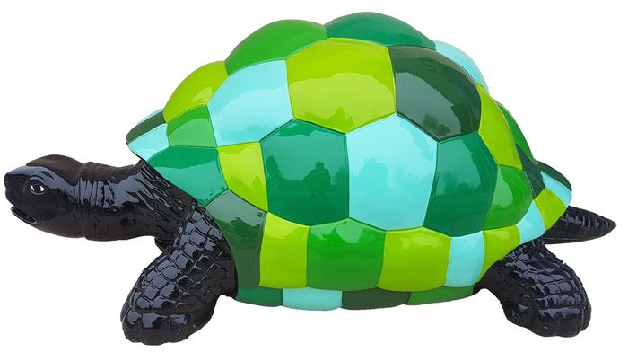 Laden Dekoration Handbemalte 72cm Figur Statue Skulptur Deko Statuen Schildkröte